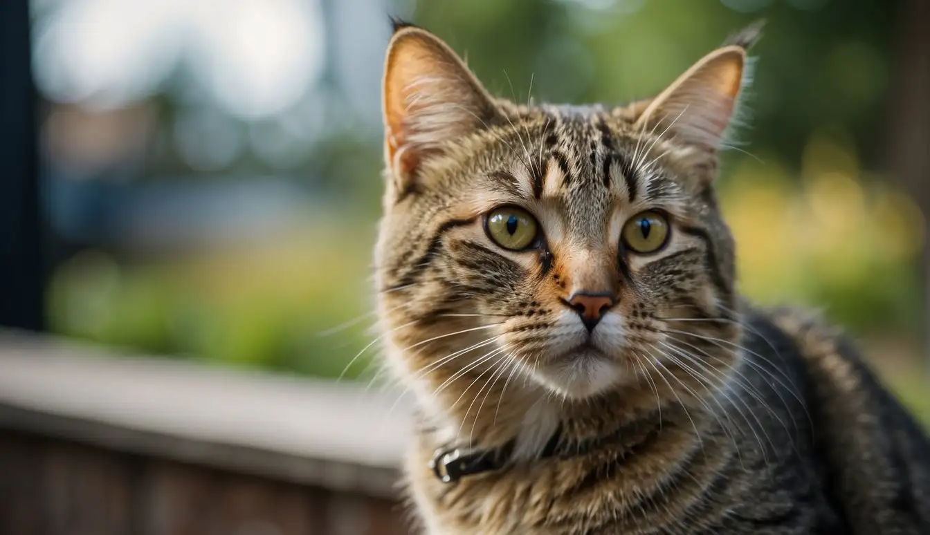 An outdoor cat faces dangers from traffic, predators, and disease. An indoor cat enjoys safety from these risks